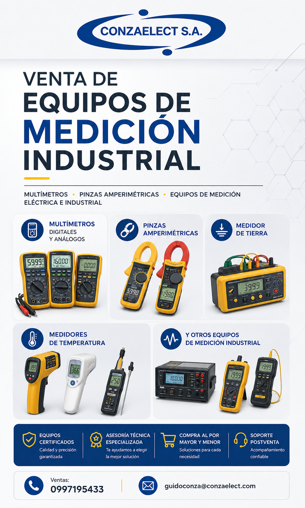 Equipos de medición industrial